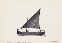 670 Gaeta dalmata - da modello del Museo del Mare di Trieste 